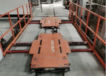 Clamp Horizontal Shuttle Parking