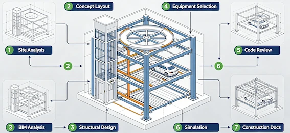 Mechanical Parking System Design Process Mechanical Parking System Design Process